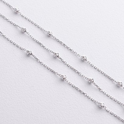 Браслет "Шарики" в белом золоте б05514 №3