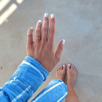 Срібна каблучка з позолотою 112531 №3