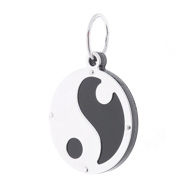 Серебряный кулон "Инь-Янь" 132827 от ювелирного магазина Оникс