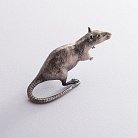 Сувенир "Мышка - символ 2020 года" в серебре 23084 от ювелирного магазина Оникс - 1