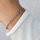 Чоловічий срібний браслет "Нескінченність" 141654 от ювелирного магазина Оникс - 5