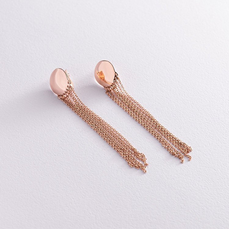 Золоті сережки "Вишуканість" 480075 від ювелірного магазину Онікс - 3