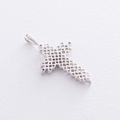 Золотий хрестик з діамантами AP0460 №2