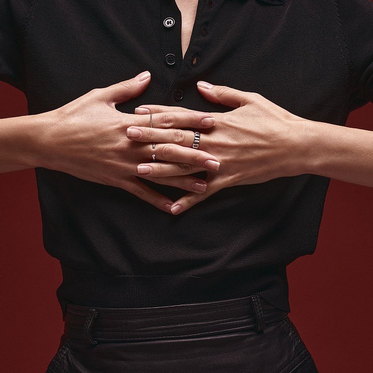 Кольцо "Мелоди" с фианитами (белое золото) к07548 от ювелирного магазина Оникс - 4