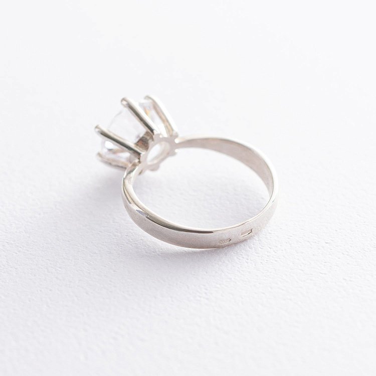 Заручальна каблучка (фіаніт) 11708 від ювелірного магазину Онікс - 3