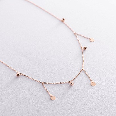 Золоте кольє з монетками  860390 №2