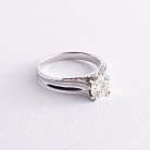 Помолвочное кольцо в белом золоте с бриллиантами кб0189nl от ювелирного магазина Оникс - 2