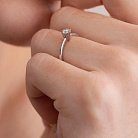 Помолвочное золотое кольцо с бриллиантом 219411121 от ювелирного магазина Оникс - 5