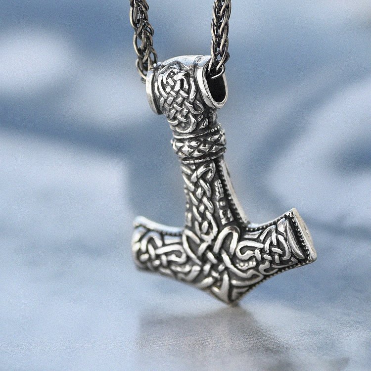 Срібна підвіска "Молот Тора" 132748 від ювелірного магазину Онікс - 16