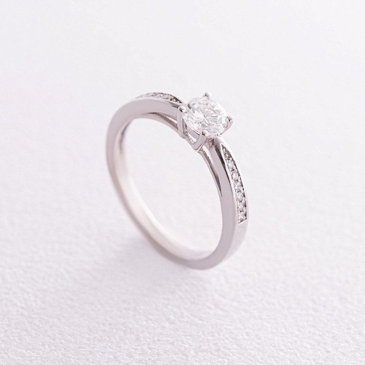 Помолвочное золотое кольцо с бриллиантами кб0420 от ювелирного магазина Оникс