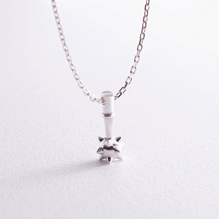 Колье "Булава" в серебре 181224 от ювелирного магазина Оникс - 3