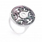 Серебряное кольцо с перламутром 112112 от ювелирного магазина Оникс
