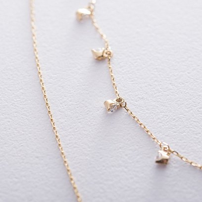 Золоте кольє Дуальність кол01407 №6