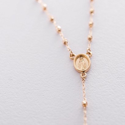 Золотое колье "Розарий" кол01152 №3