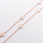 Золотое колье "Клевер" кол02660 от ювелирного магазина Оникс - 1