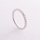 Золотое кольцо с дорожкой камней (бриллианты) кб0455ca от ювелирного магазина Оникс
