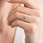 Помолвочное золотое кольцо с бриллиантом 219751121 от ювелирного магазина Оникс - 6