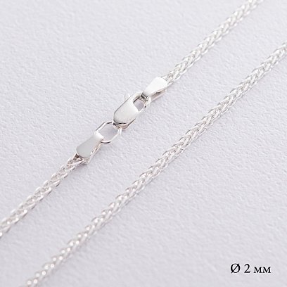 Серебряная цепочка (плетение спига) б010011