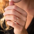 Помолвочное золотое кольцо с бриллиантом 227792421 от ювелирного магазина Оникс - 3