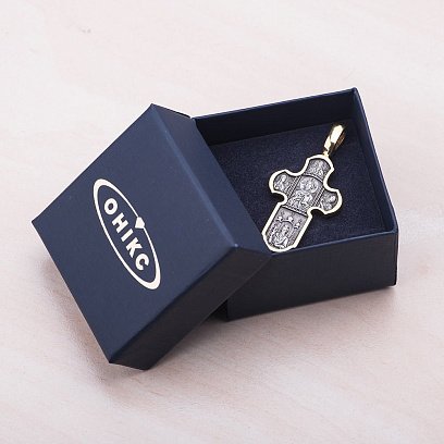 Православний хрест "Господь Вседержитель. Ікона Божої Матері" Незламна Стіна " 131465 №3