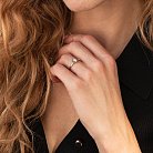 Помолвочное золотое кольцо "Сердечко" с бриллиантом кб0414 от ювелирного магазина Оникс - 1