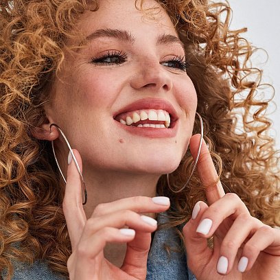 Сережки - кільця в сріблі (7.1 см) 122938 №2