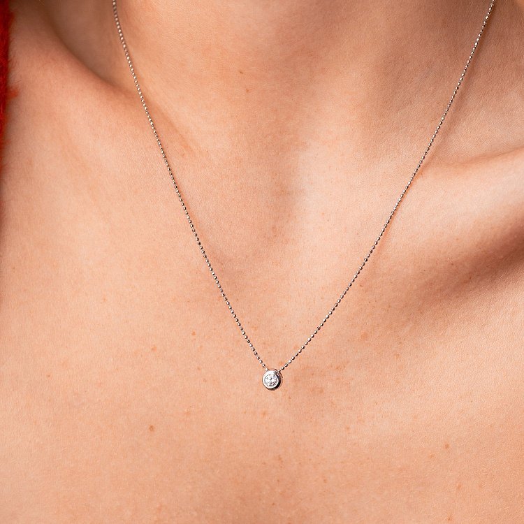 Золота підвіска з діамантом пб0180cha від ювелірного магазину Онікс - 3