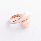 Каблучка "Miriam" у червоному золоті к08412 от ювелирного магазина Оникс - 2