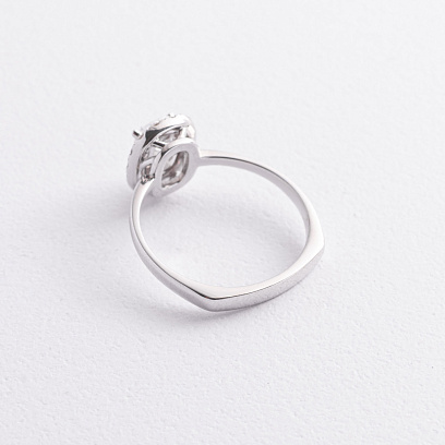 Золота каблучка з діамантами 244491121 №3