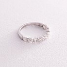 Золотое кольцо с дорожкой камней (бриллианты) кб0442gl от ювелирного магазина Оникс - 2