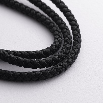 Ювелирный шнурок с золотой застежкой кол02520 №3