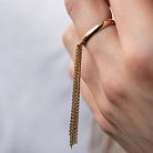 Кольцо с цепочками (желтое золото) к07475 от ювелирного магазина Оникс - 9