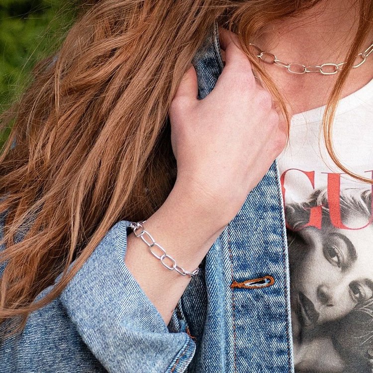 Срібний браслет "Свобода" 141482 від ювелірного магазину Онікс - 8