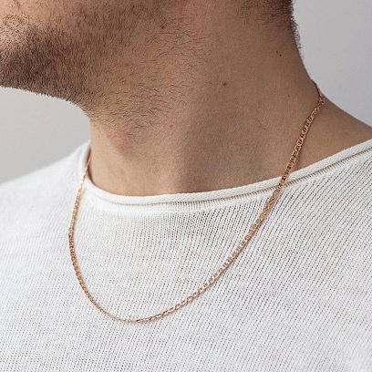 Золотий ланцюжок плетіння Барлі (3 мм) ц00055-3 №4