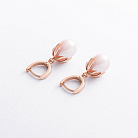 Золоті сережки з перлами с08753 от ювелирного магазина Оникс - 2