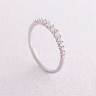 Золотое кольцо с дорожкой камней (бриллианты) кб0461ca от ювелирного магазина Оникс