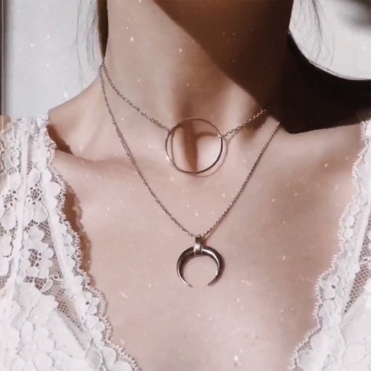 Серебряная подвеска "Лунница" 133077 от ювелирного магазина Оникс - 2