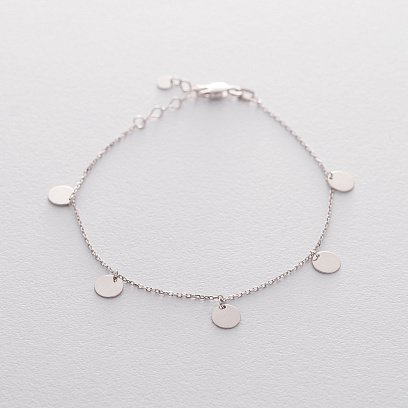 Золотой браслет с монетами б04145