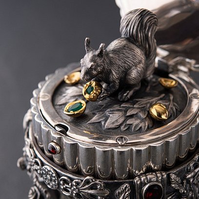 Серебряная фигура ручной работы 23177 №4