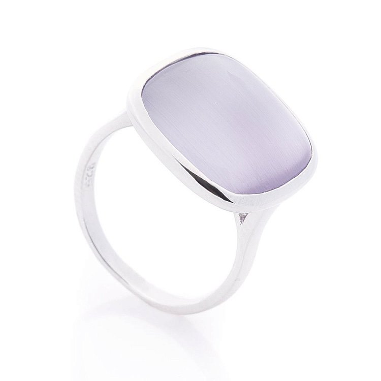 Срібна каблучка (ім.улексит) 112099 від ювелірного магазину Онікс - 2