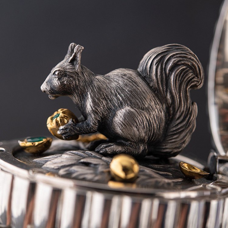 Серебряная фигура ручной работы 23177 от ювелирного магазина Оникс - 4