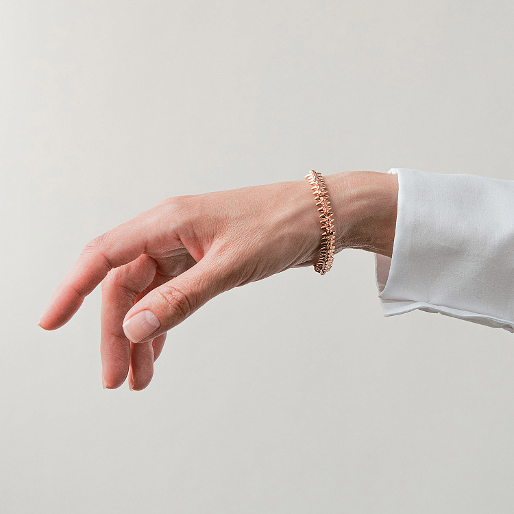 Браслет "Тереза" у червоному золоті б05430 від ювелірного магазину Онікс - 5