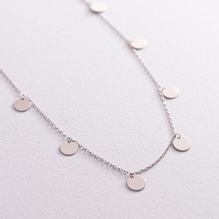 Срібне кольє "Монетки" 18742 від ювелірного магазину Онікс - 3