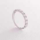 Золотое кольцо с дорожкой камней (бриллианты) кб0442gl от ювелирного магазина Оникс