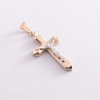 Золотий хрестик з розп'яттям п03667