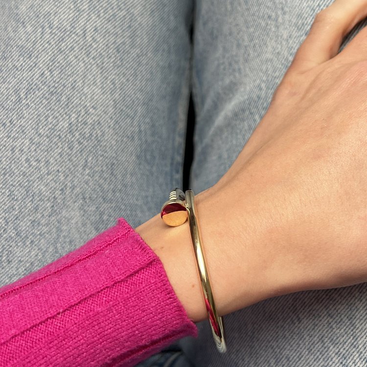 Браслет "Цвях" у жовтому золоті б05316 від ювелірного магазину Онікс - 3