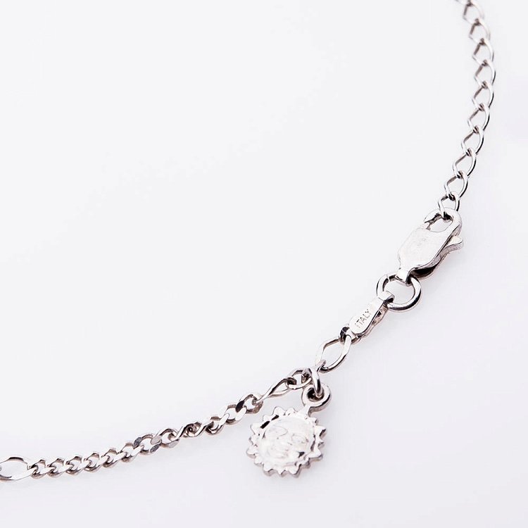 Серебряный браслет на ногу 14711 от ювелирного магазина Оникс - 5