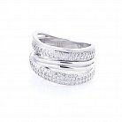 Серебряное кольцо с фианитами 111827 от ювелирного магазина Оникс - 3