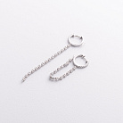 Золоті сережки з діамантами сб0653ri от ювелирного магазина Оникс - 2