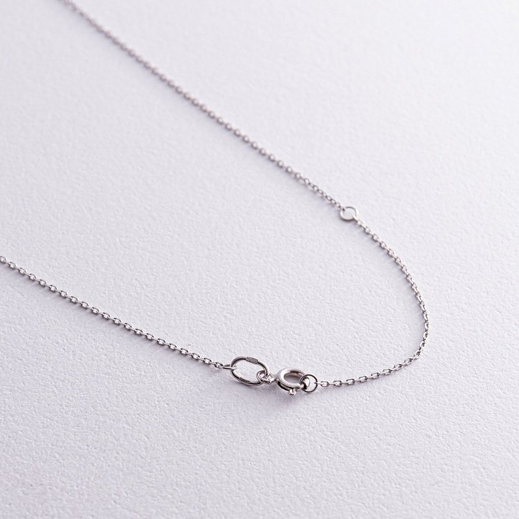 Золоте кольє "Конюшина" з діамантами 734251121 від ювелірного магазину Онікс - 4